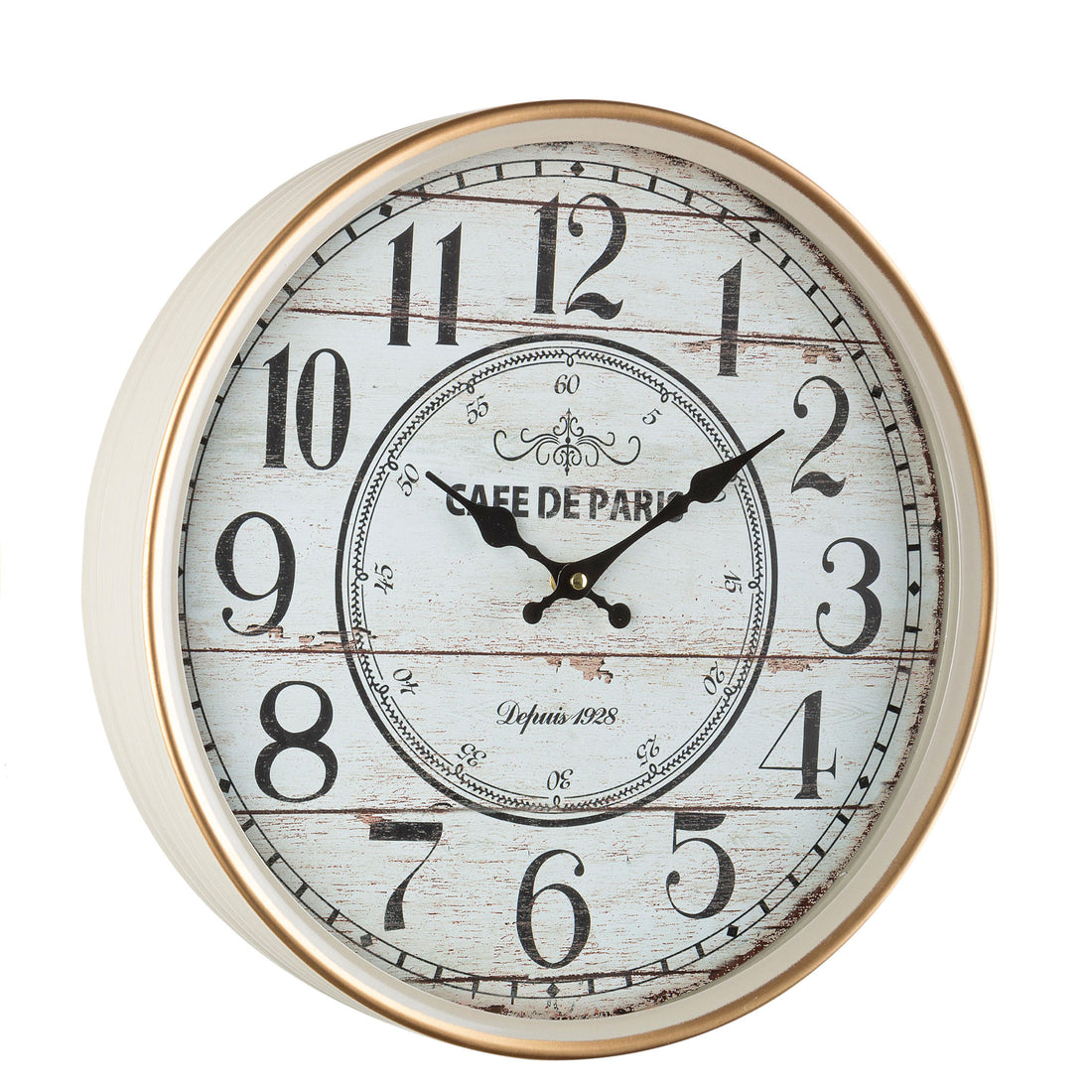 BIZZOTTO Bistro de Paris Norwich Wall Clock 34cm