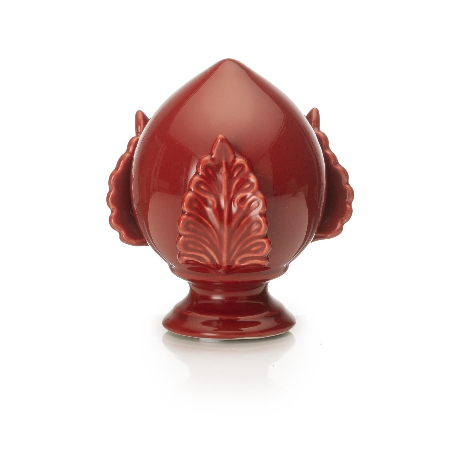 PALAIS ROYAL Pumo Pomo Pugliese Decorazione Rosso Terracotta 12cm Ceramica