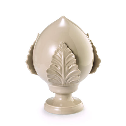 PALAIS ROYAL Pumo Pugliese Pomo Taupe Beige Decoration 17cm Ceramic