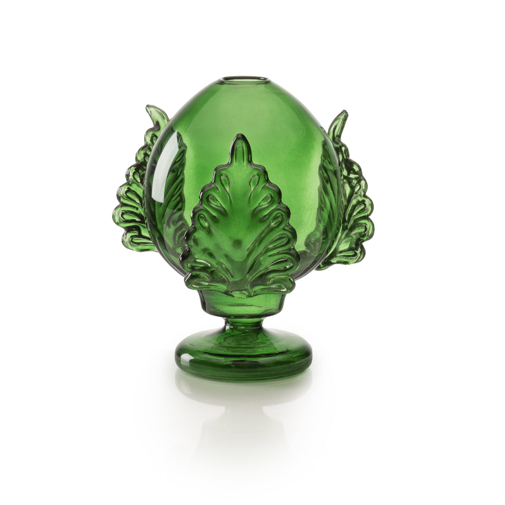 PALAIS ROYAL Pumo Pugliese Glass Diffuser Vase H20cm w/Green Sticks