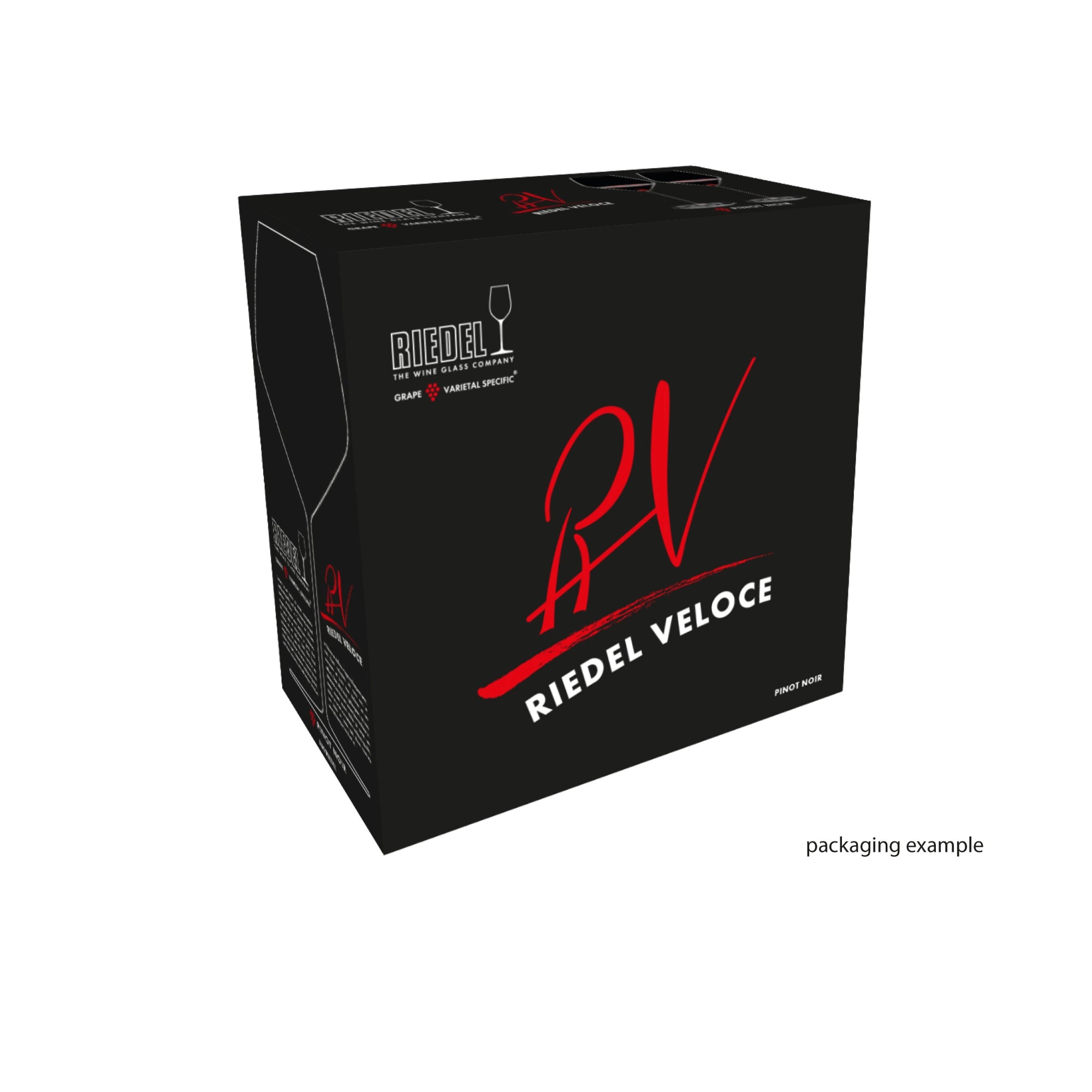 RIEDEL Veloce Calice Vino Rosso Pinot Nero Nebbiolo Set 2 Pezzi 765ml Cristallo