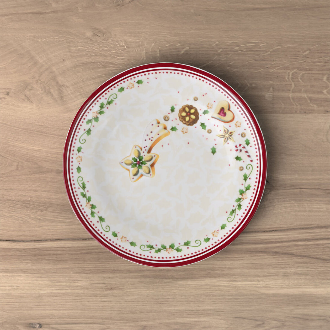 VILLEROY &amp;amp; BOCH Winter Bakery Delight Shooting Star Breakfast Plate 21.5cm Christmas Table