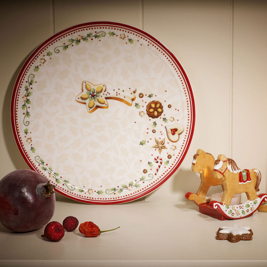 VILLEROY &amp;amp; BOCH Winter Bakery Delight Shooting Star Breakfast Plate 21.5cm Christmas Table