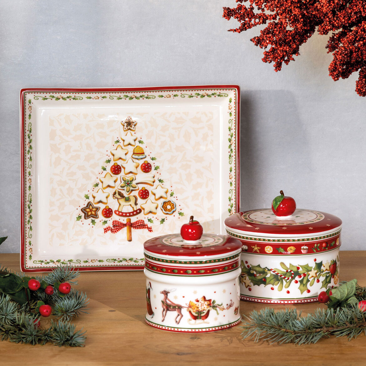 VILLEROY &amp;amp; BOCH Winter Bakery Delight Container Box for Pastries 11x13cm