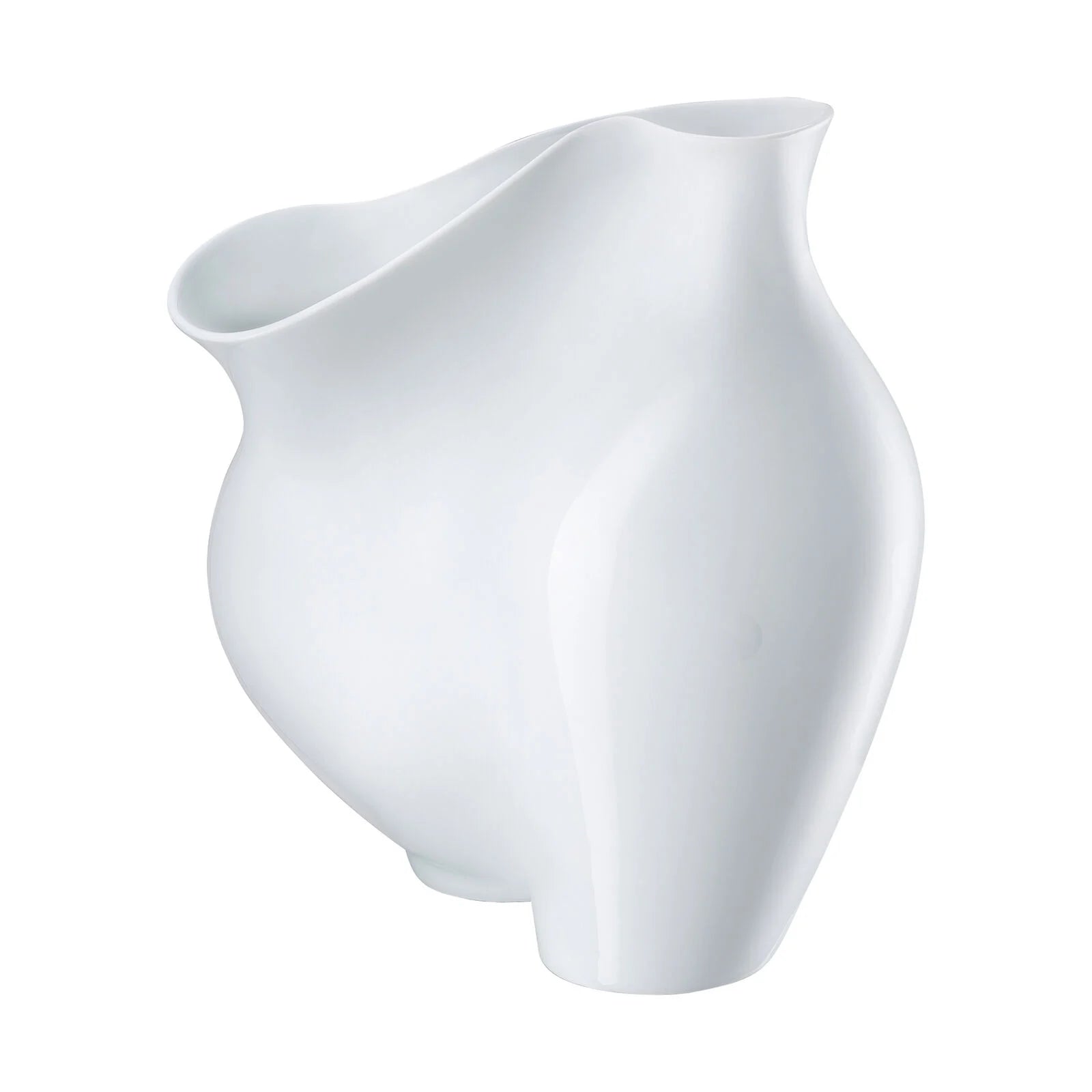 ROSENTHAL La Chute Vaso da Fiori 26cm Bianco Porcellana