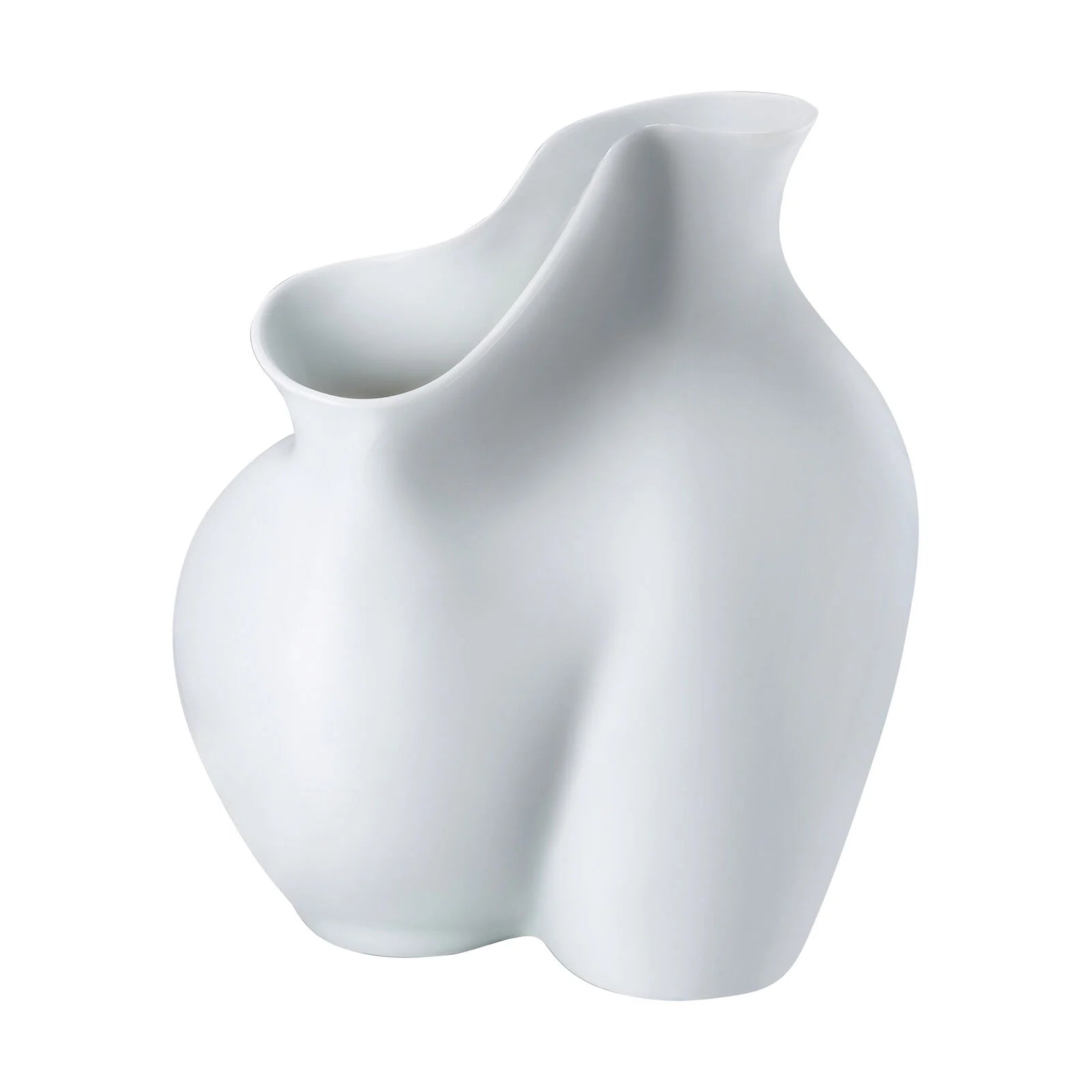 ROSENTHAL La Chute Vaso da Fiori 26cm Bianco Porcellana