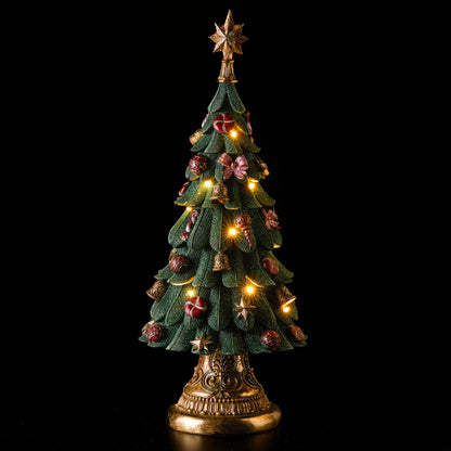 EDG Christmas Decoration Christmas Tree w/Lights 60cm Resin