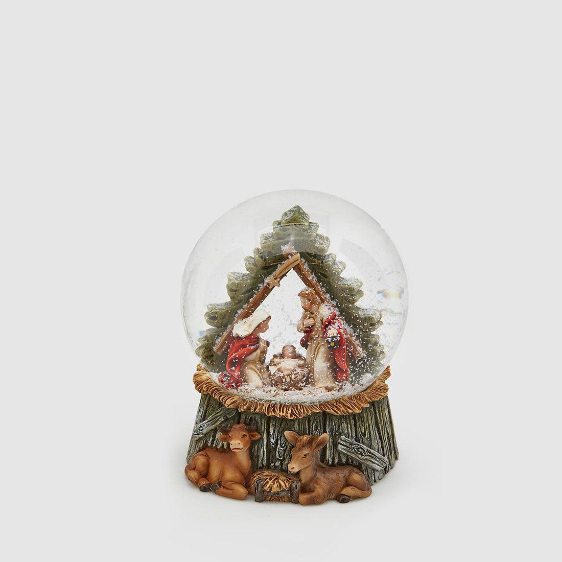 EDG Snow Globe Nativity Ball H13cm Christmas Decoration