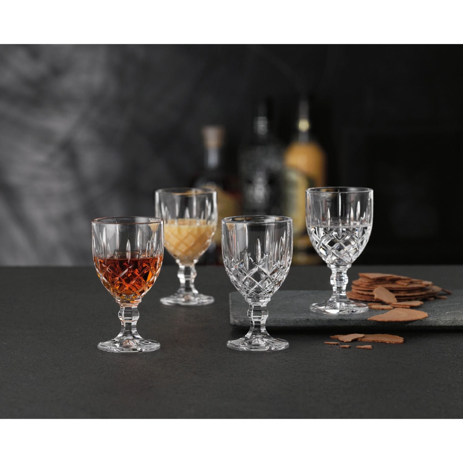 NACHTMANN - Noblesse Liqueur Glasses Set of 4 5cm Crystal