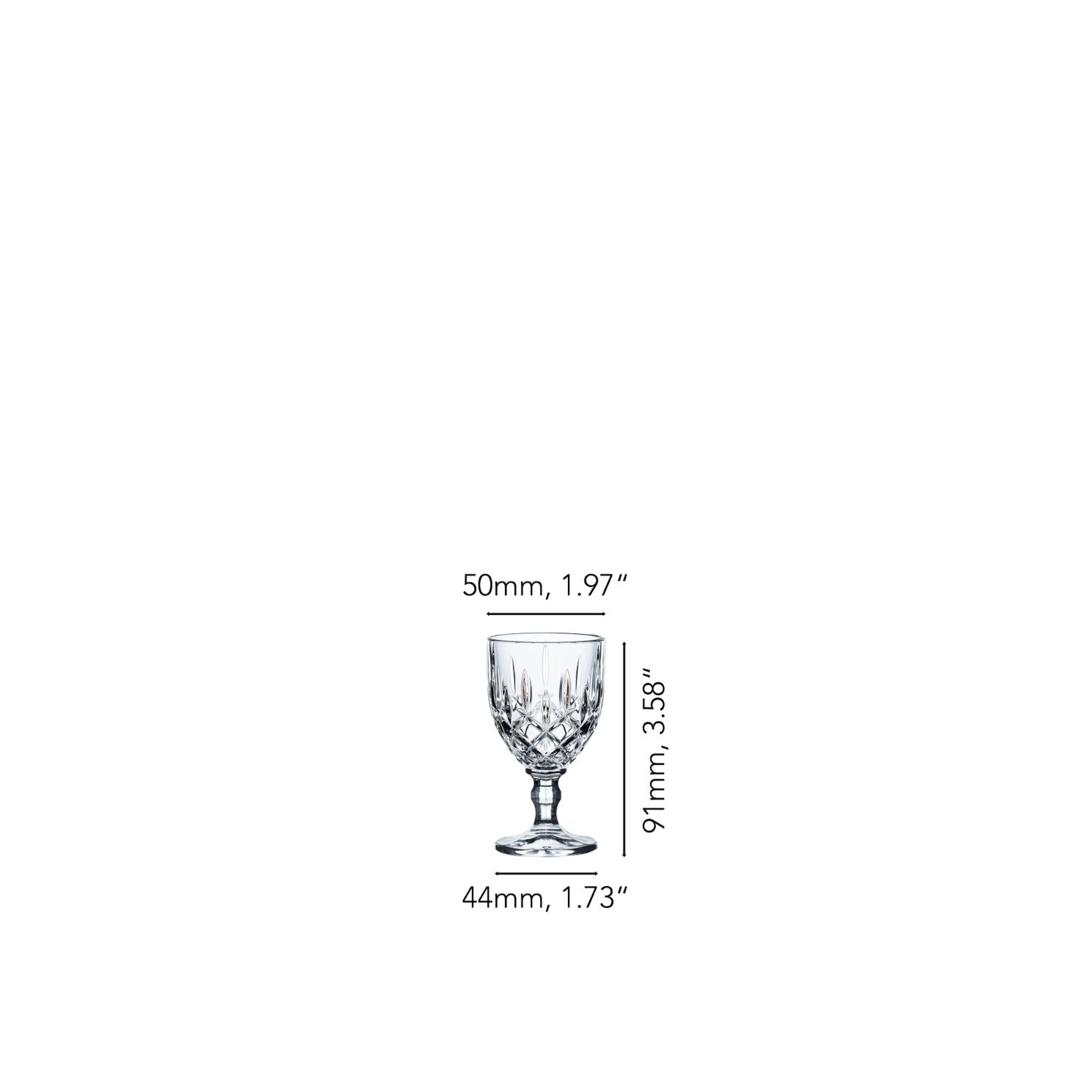 NACHTMANN - Noblesse Liqueur Glasses Set of 4 5cm Crystal