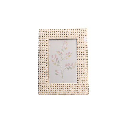 DOMESTIC RITUALS TiGuardo Gold Photo Frame 10x15cm Bollicinedoro Resin