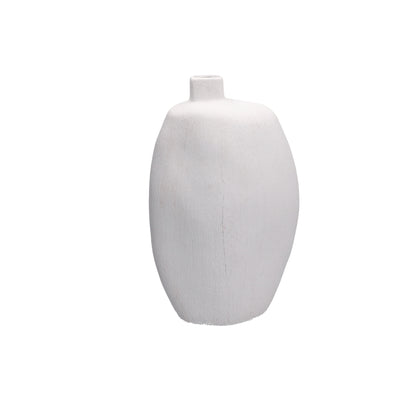 DOMESTIC RITUALS Ermacora Modern Decorative Vase 31cm White Ceramic