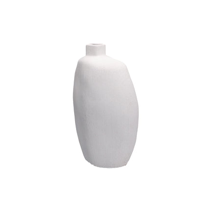 DOMESTIC RITUALS Ermacora Modern Decorative Vase 31cm White Ceramic