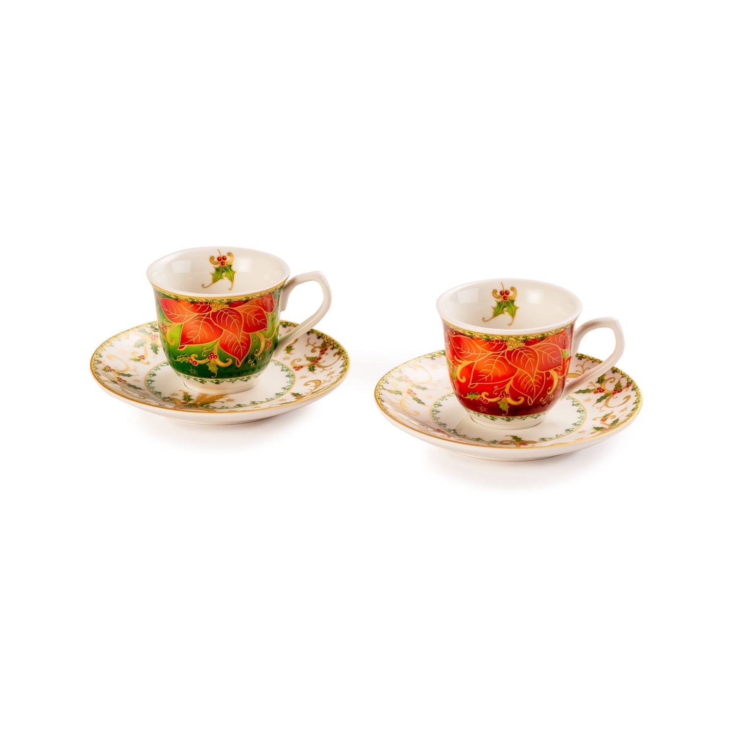 Palais Royal -  Set 2 Tazze The Porcellana Natale 15 cm 1022138