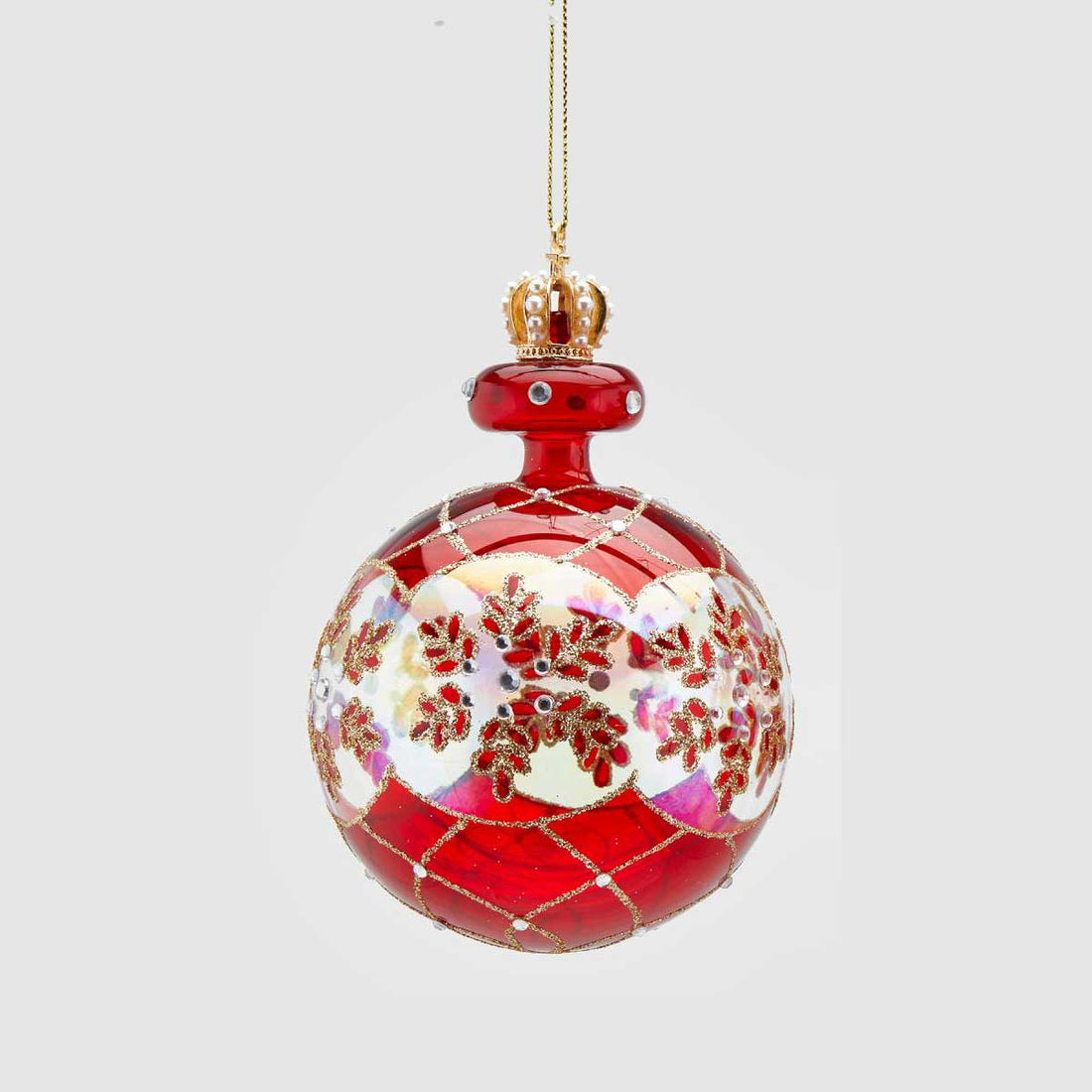 EDG Sphere Decoration Christmas Bauble Tree Decoration 13cm Glass