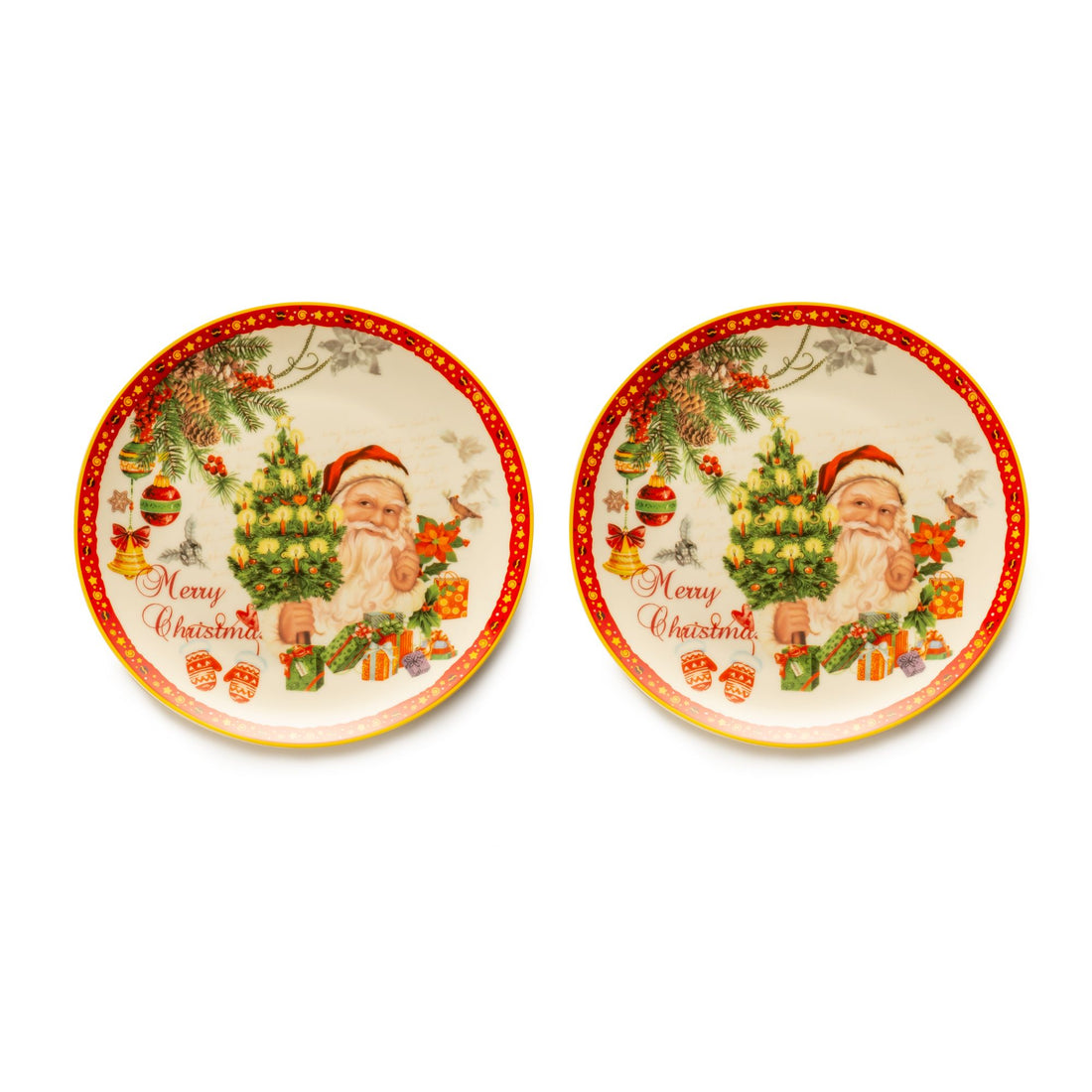 NOEL by Lamart - Set of 2 Pieces Sweet Porcelain Plates Christmas Table Christmas 1022380