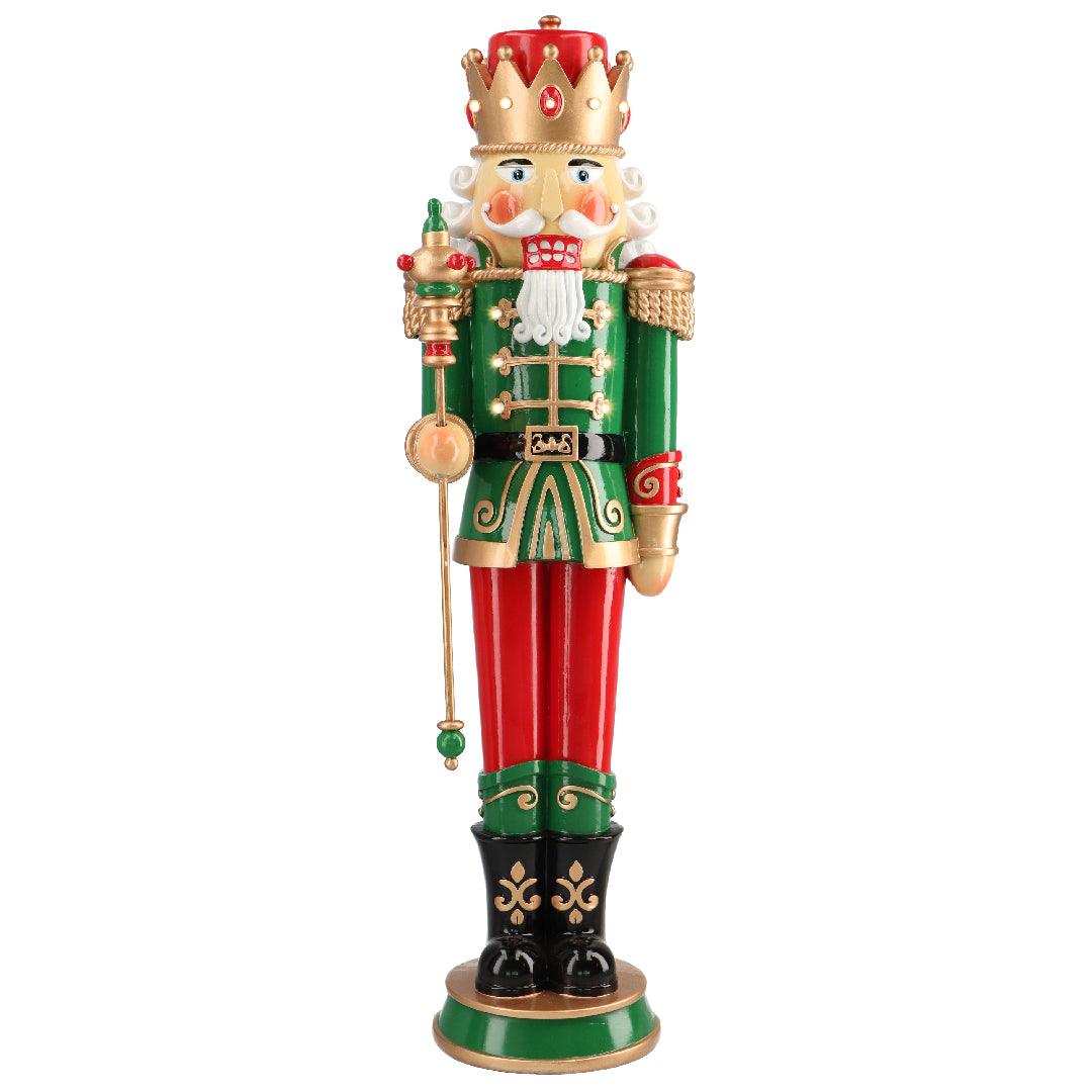 TIMSTOR - Schiaccianoci Nutcracker Soldatino Decorazione Natalizia 67cm LED