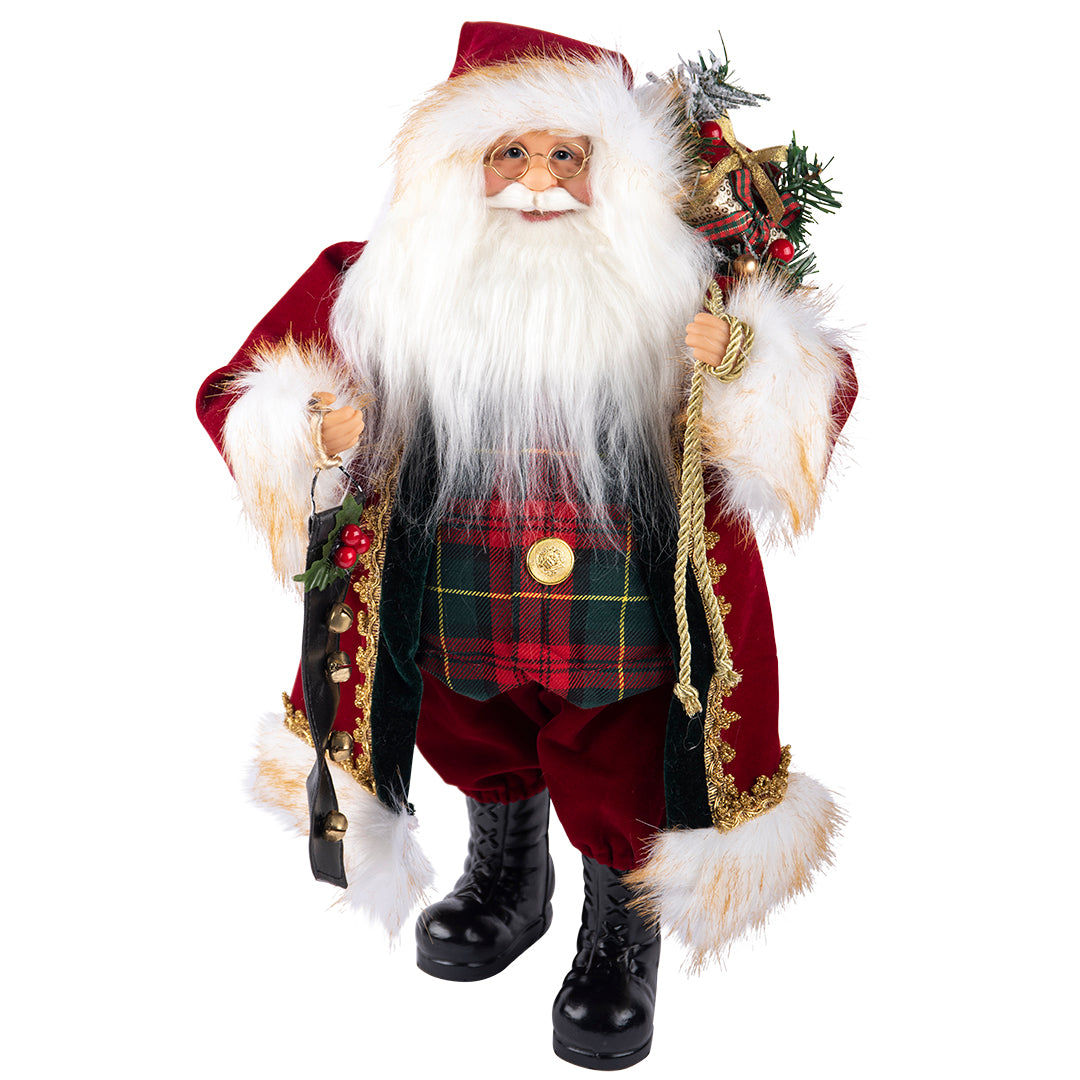 TIMSTOR - Babbo Natale Decorazione Natalizia 47cm Tessuto Natale