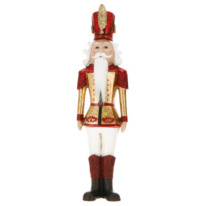 TIMSTOR - Schiaccianoci Nutcracker Soldatino Rosso Oro 42cm Resina