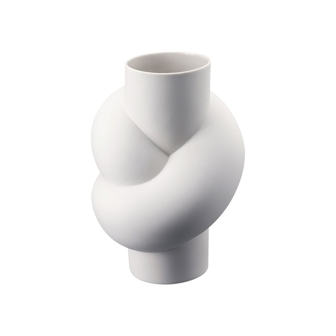 ROSENTHAL Node Bianco Vaso Nodo 25 cm Bianco Porcellana