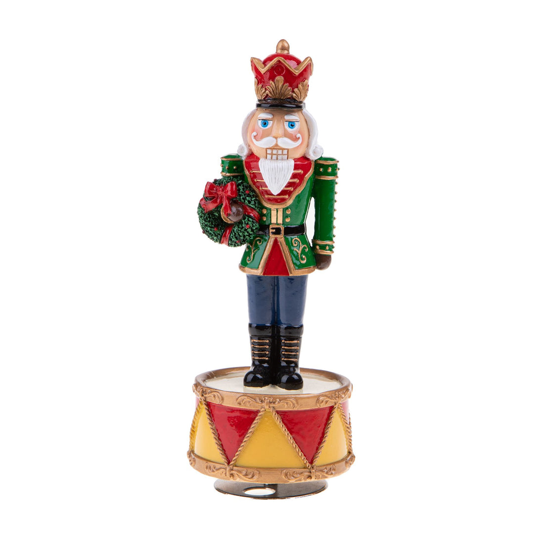 BIANCHI DINO - Nutcracker Music Box Christmas Decoration 22 cm Resin