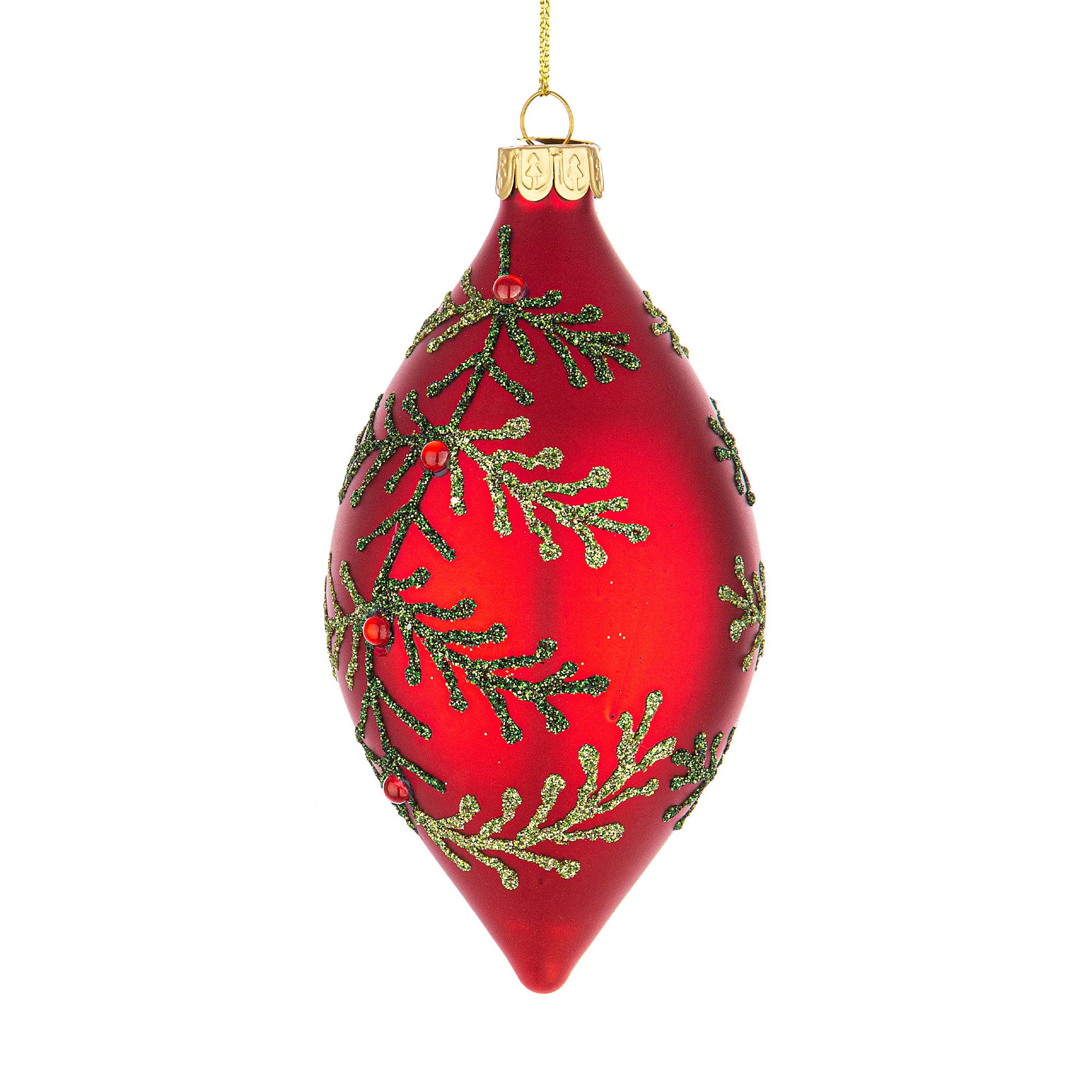 BIZZOTTO Glass Christmas Tree Ball Laurie 13cm Red