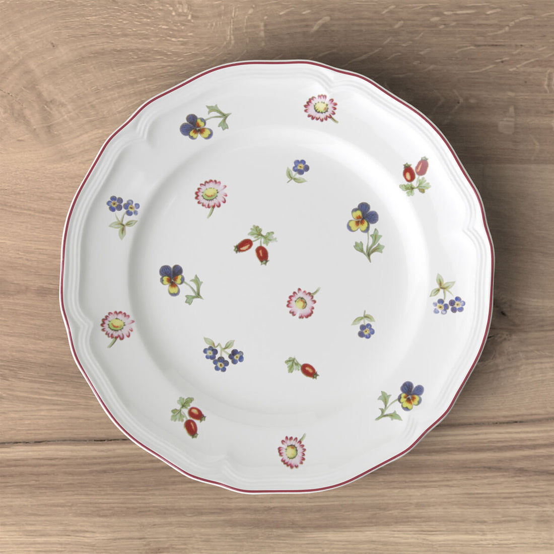 VILLEROY &amp; BOCH Petite Fleur Set 6 Pezzi Piatto Frutta Colazione 21cm Porcellana