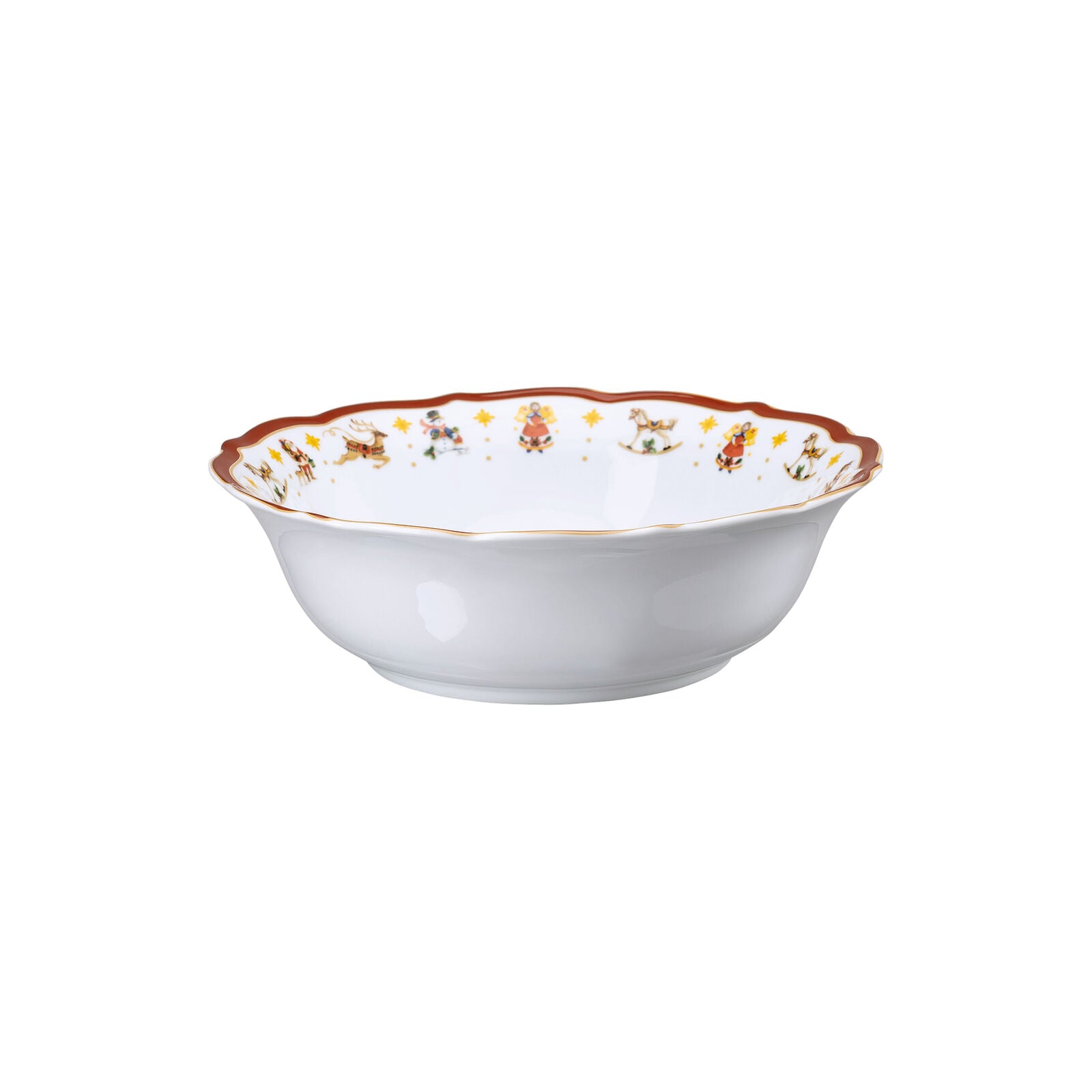 HUTSCHENREUTHER Happy Christmas Cup Christmas Bowl 23cm Christmas Table