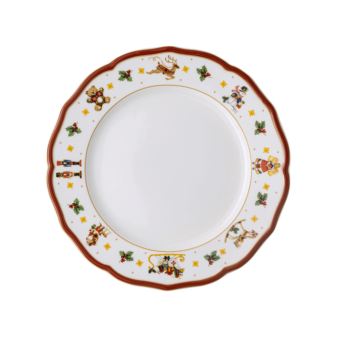 HUTSCHENREUTHER Happy Christmas Dinner Plate 27cm Porcelain