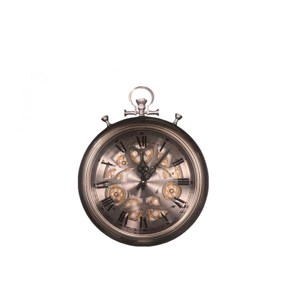 BRANDANI Cipollotto Wall Clock Visible Gears 40x50cm Metal