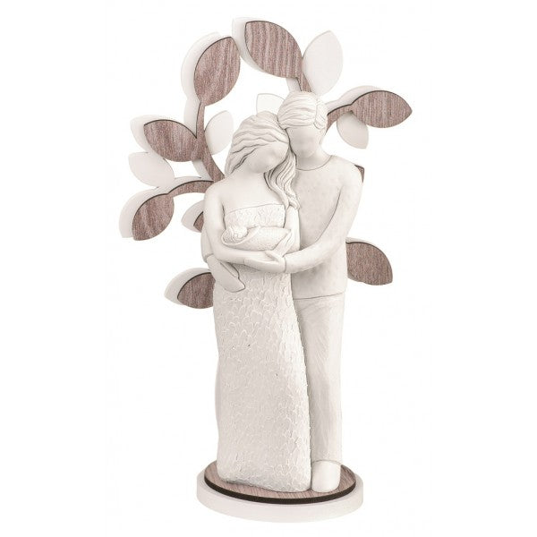 BONGELLI PREZIOSI Couple Maternity Figure Family Tree of Life 17cm