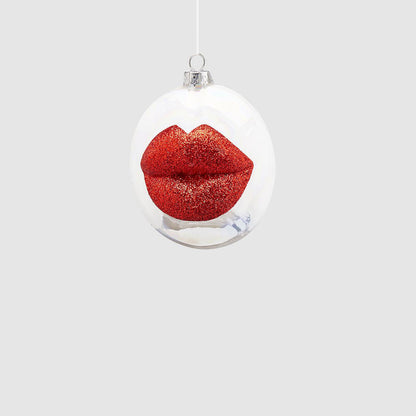 EDG Sphere Ball Christmas Bauble in Original Glass Mouth 10cm