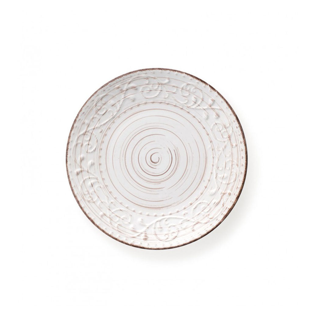 BRANDANI Serendipity Dinner Plate 27.5cm White Stoneware