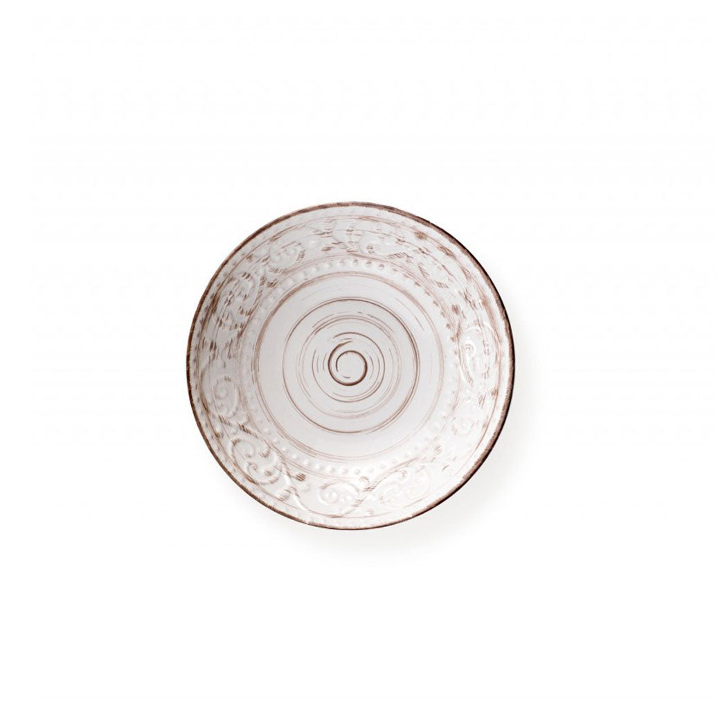 BRANDANI Serendipity Piatto Fondo 20cm Bianco Stoneware