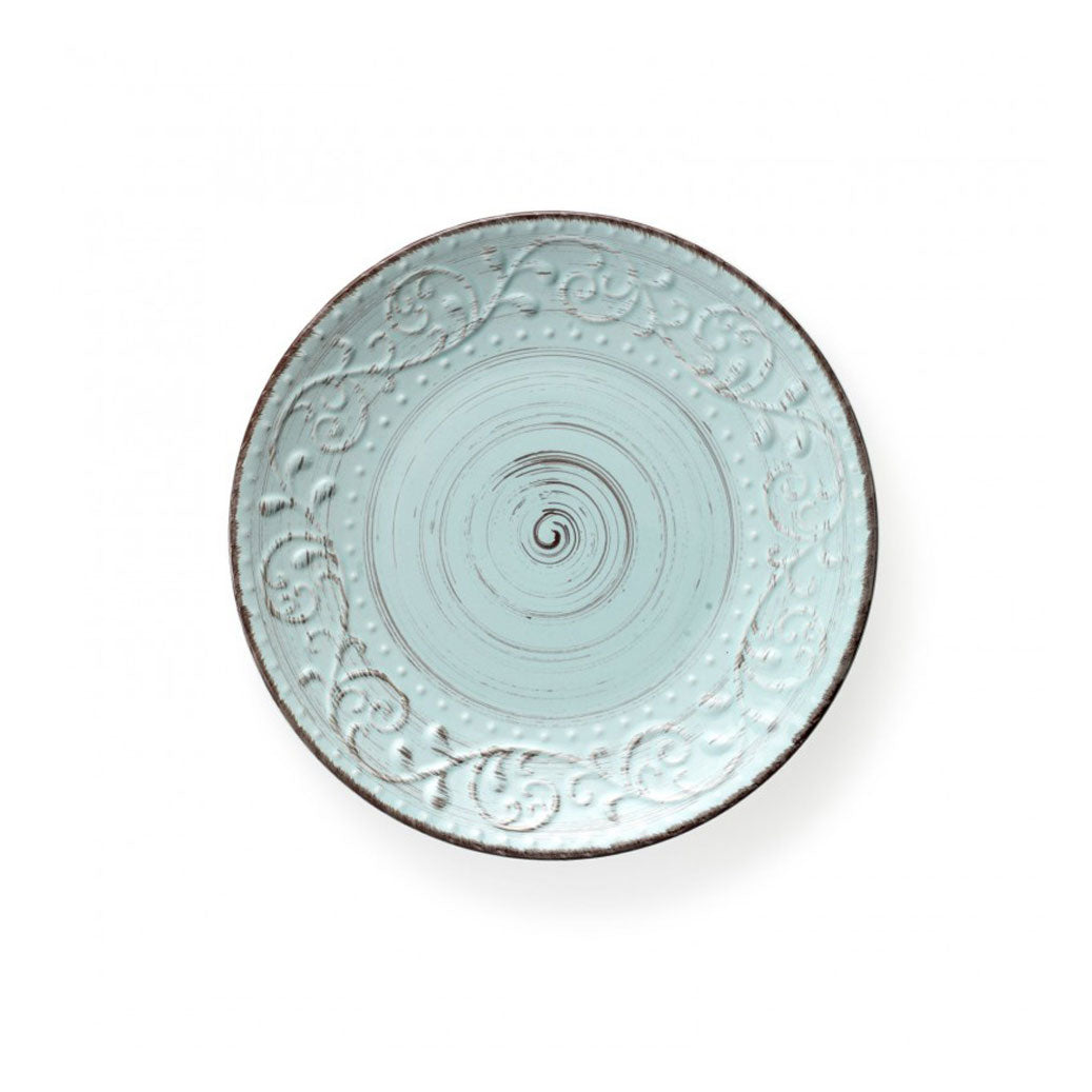 BRANDANI Serendipity Dinner Plate 27.5cm Turquoise Blue Stoneware