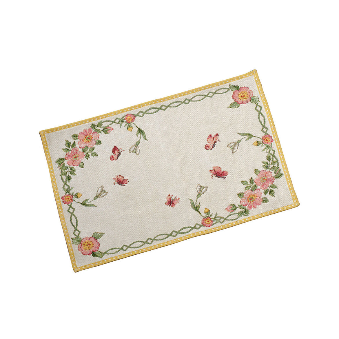 VILLEROY &amp;amp; BOCH Spring Fantasy Gobelin Placemat New Flowers Cotton 32x48cm