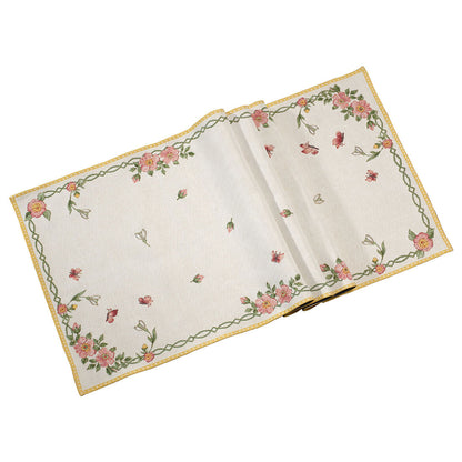 VILLEROY &amp; BOCH Spring Fantasy Gobelin Runner New Flowers Cotone XL 49x143cm