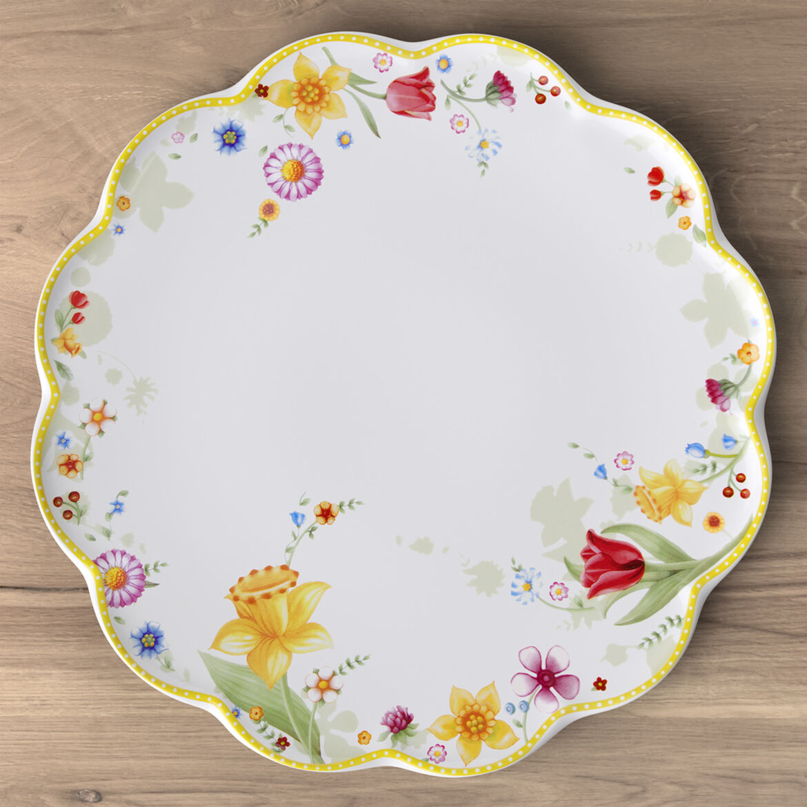 VILLEROY &amp;amp; BOCH Spring Awakening Cake Plate 33cm Easter Table