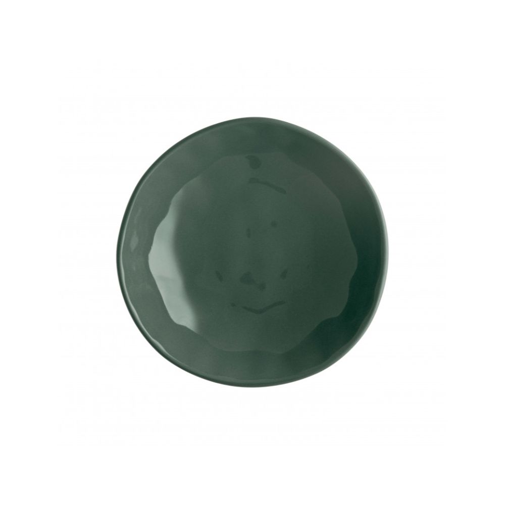 BRANDANI Sinfonia Deep Plate 20.5cm Petrol Green Porcelain Stoneware