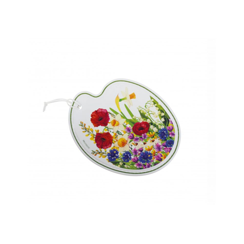 BRANDANI Decorazione Sottopentola Fiori di Campo 25x20cm Porcellana