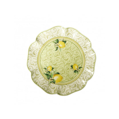 BRANDANI Serving Plate Lemons 31cm Porcelain