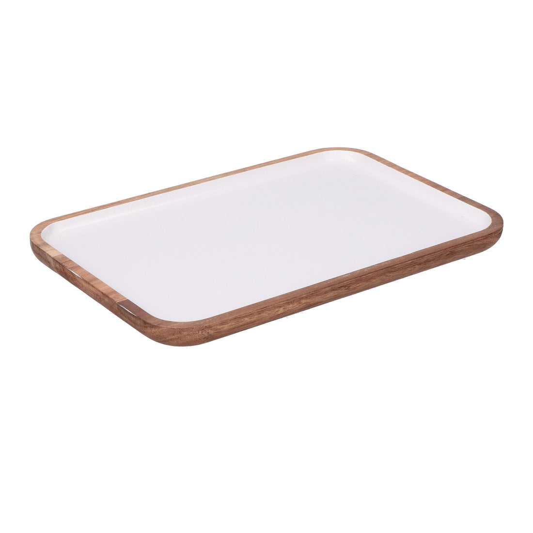 LA PORCELLANA BIANCA Libeccio Rectangular Tray 30.5x20cm Enamelled Wood