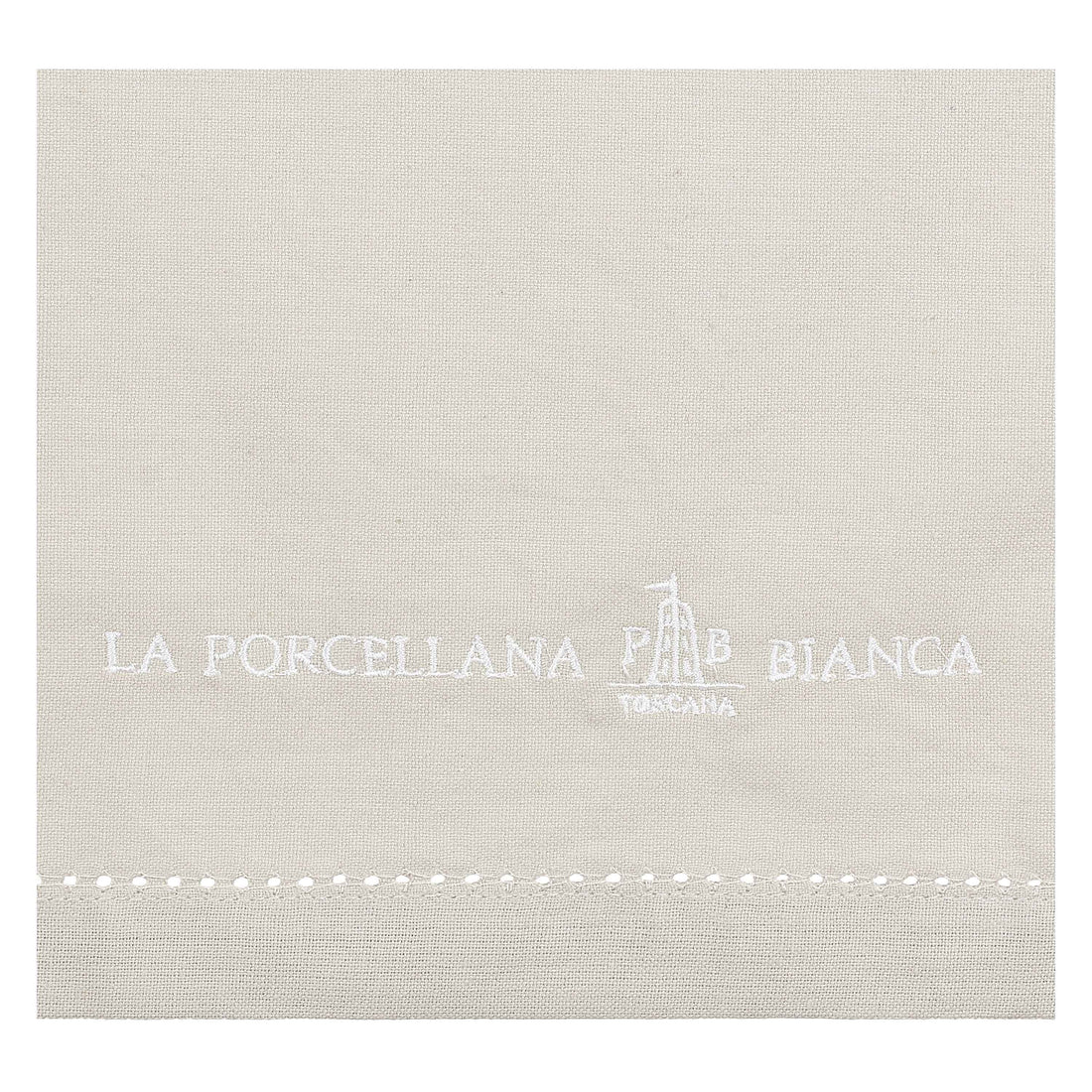 LA PORCELLANA BIANCA Ammanto Tovaglia 140x240cm Ecrù 100% Cotone