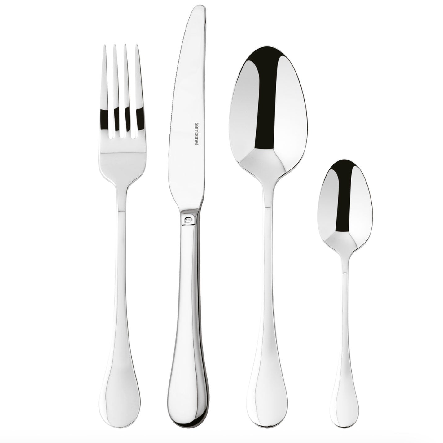 SAMBONET - Bloom Cutlery 24 Pieces Stainless Steel Table Service 52562-81