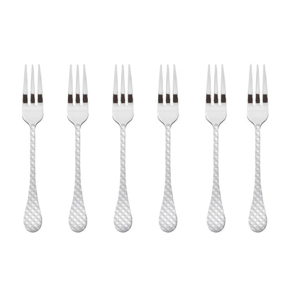 SAMBONET - Taormina Forks Dessert Forks Set 6 Pieces Stainless Steel Cutlery