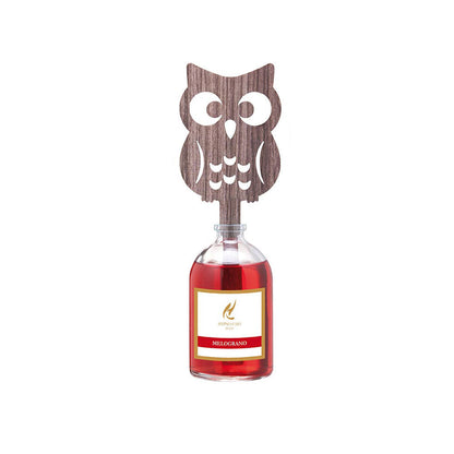 HYPNO CASA Diffuser with Sticks Owl Shape 100ml Pomegranate