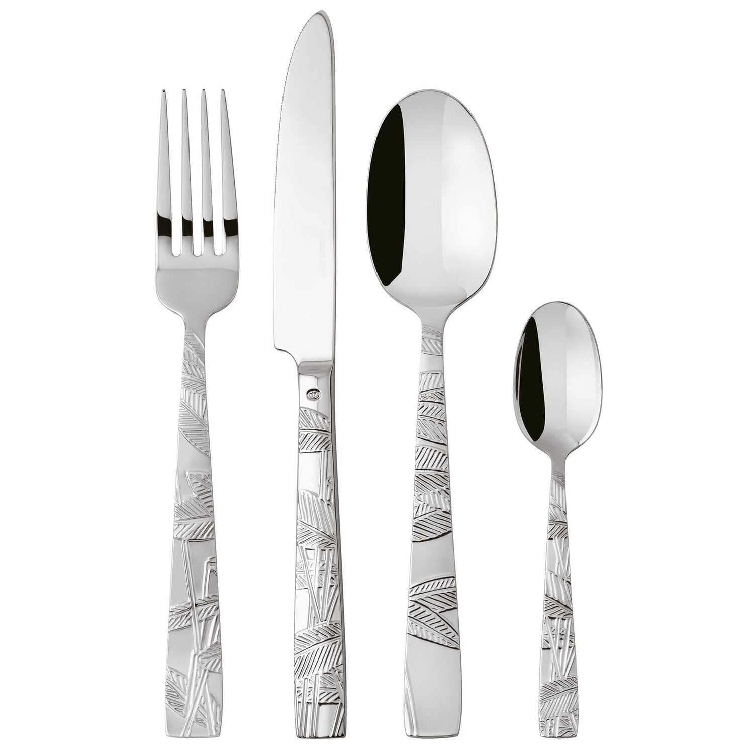 SAMBONET Jungle Tableware Cutlery Set 24 Pieces Stainless Steel