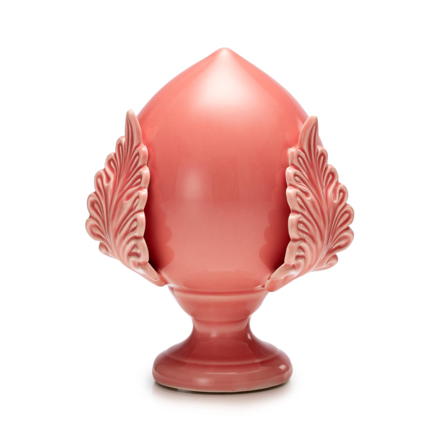 PALAIS ROYAL Pumo Pugliese Pomo Decoration 17cm Pink Ceramic