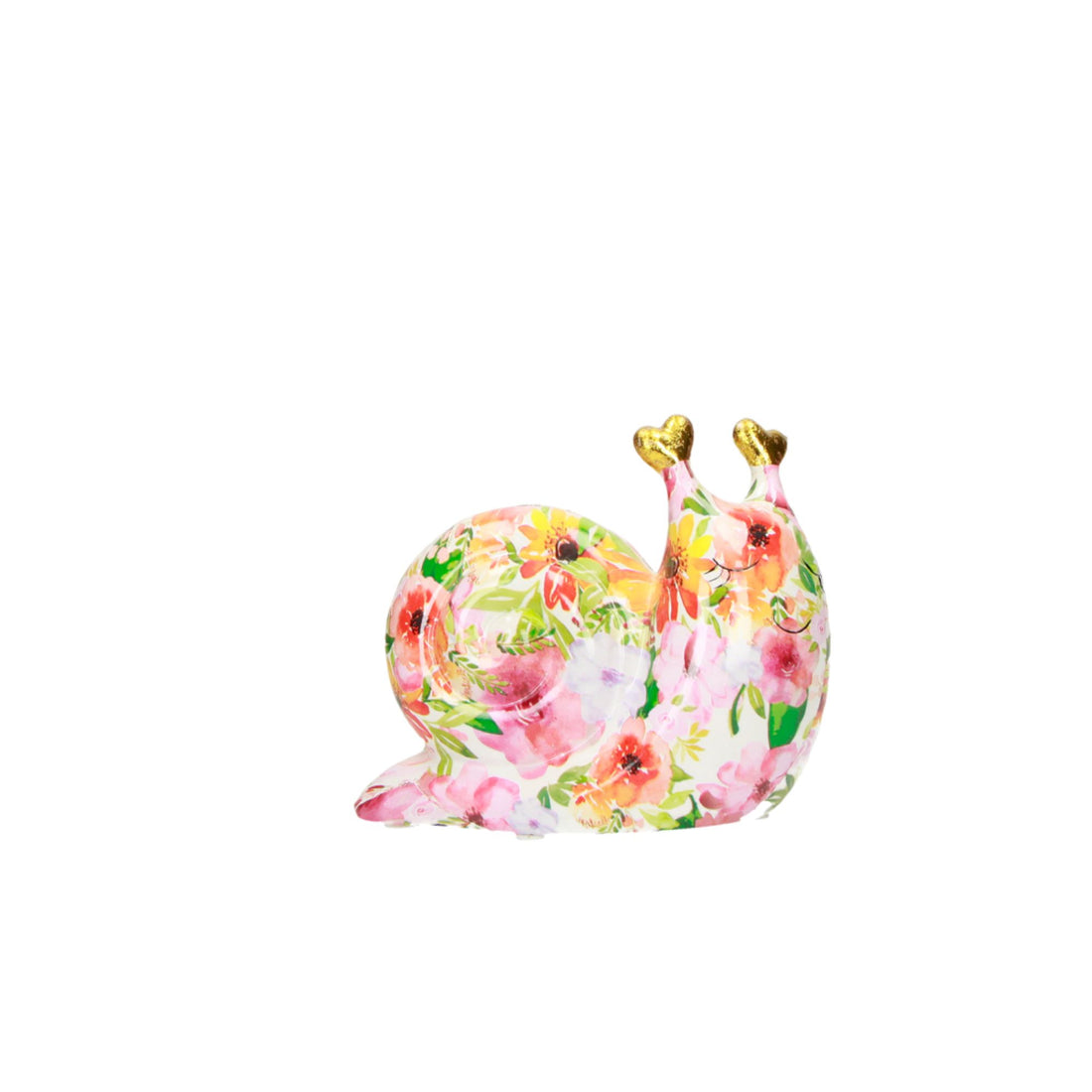 BRANDANI - Moneybox Snail Snail Lucky Charm Multicolored Dolomite 53776