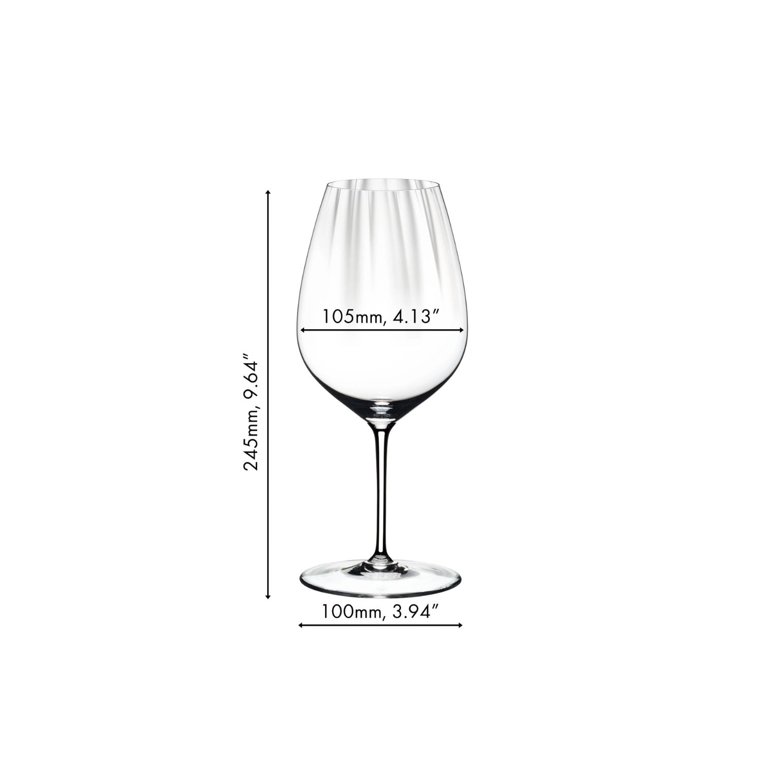 RIEDEL Performance Red Wine Glass Set 2 Pieces Cabernet Merlot 834ml Crystal